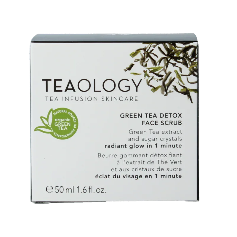 Teaology Green tea detox face scrub 50 Milliliter