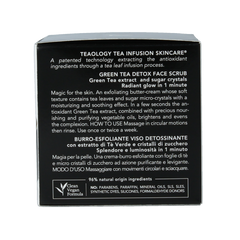 Teaology Green tea detox face scrub 50 Milliliter
