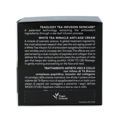 Teaology White tea anti age cream 50.00 Milliliter