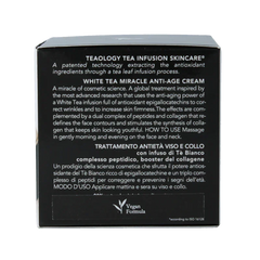 Teaology White tea anti age cream 50 Milliliter
