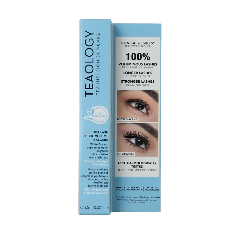 Teaology Tea lash peptide volume mascara 9.50 Milliliter