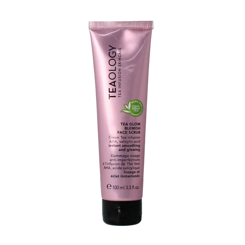 Teaology Tea glow blemish face scrub 100 Milliliter