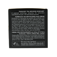 Teaology Kombucha tea revitalizing face cream 50.00 Milliliter