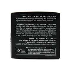 Teaology Kombucha tea revitalizing eye cream 15 Milliliter