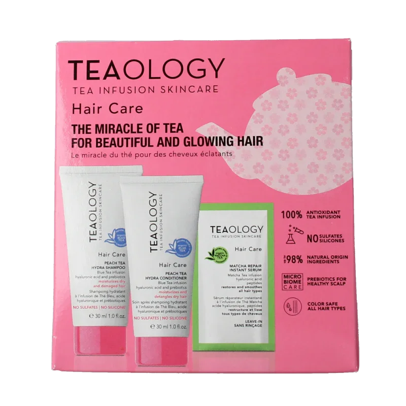 Teaology Peach tea hair kit 1.00 Stuks