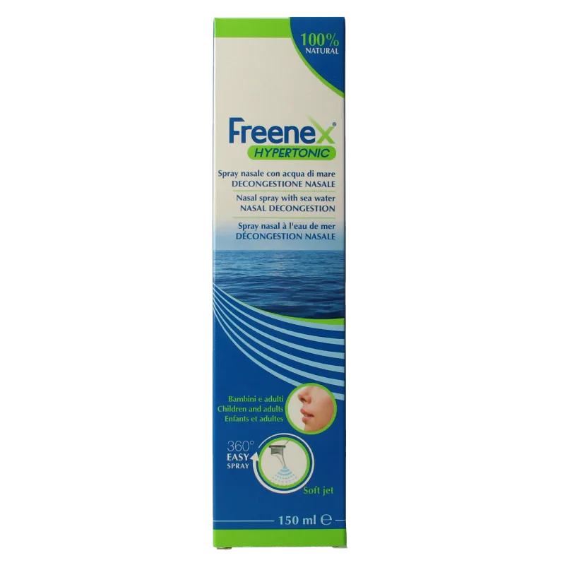Freenex Seawater hypertonic nasal spray 150 Milliliter