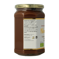 Nocciolata Chocolade hazelnootpasta bio 650 Gram