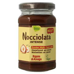 Nocciolata Hazelnootpasta zonder melk bio 250 Gram