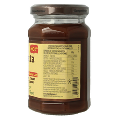 Nocciolata Hazelnootpasta zonder melk bio 250.00 Gram