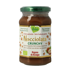 Nocciolata Hazelnootpasta crunchy bio 250 Gram