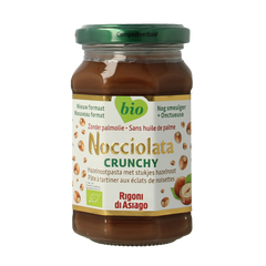 Nocciolata Hazelnootpasta crunchy bio 250.00 Gram