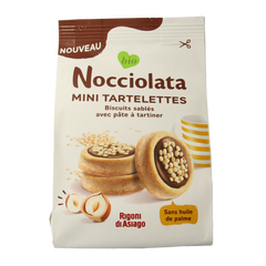 Rigoni Di Asiago Nocciolata tartlets bio 250.00 Gram