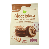 Rigoni Di Asiago Nocciolata bianca tartlets bio 250 Gram