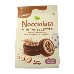 Rigoni Di Asiago Nocciolata bianca tartlets bio 250.00 Gram