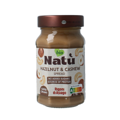 Natu Hazelnoot cashewpasta bio 220.00 Gram