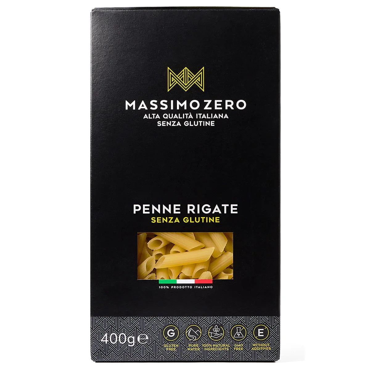 Massimo Zero Penne rigate glutenvrij 400 Gram