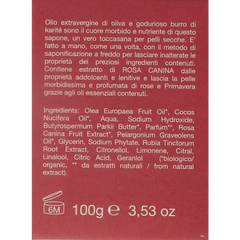 La Saponaria Zeep roos shea butter bio 100 Gram