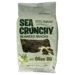 Sea Crunchy Nori zeewier snack met olijf olie 10 Gram