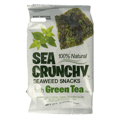 Sea Crunchy Nori zeewier snacks groene thee 10 Gram