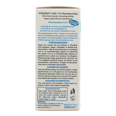 Curasept ADS mondspoelmiddel - 0,12% chloorhexidine 200 Milliliter