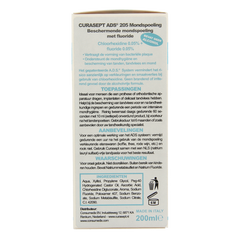 Curasept ADS Mondspoelmiddel - 0,05% chloorhexidine 200 Milliliter