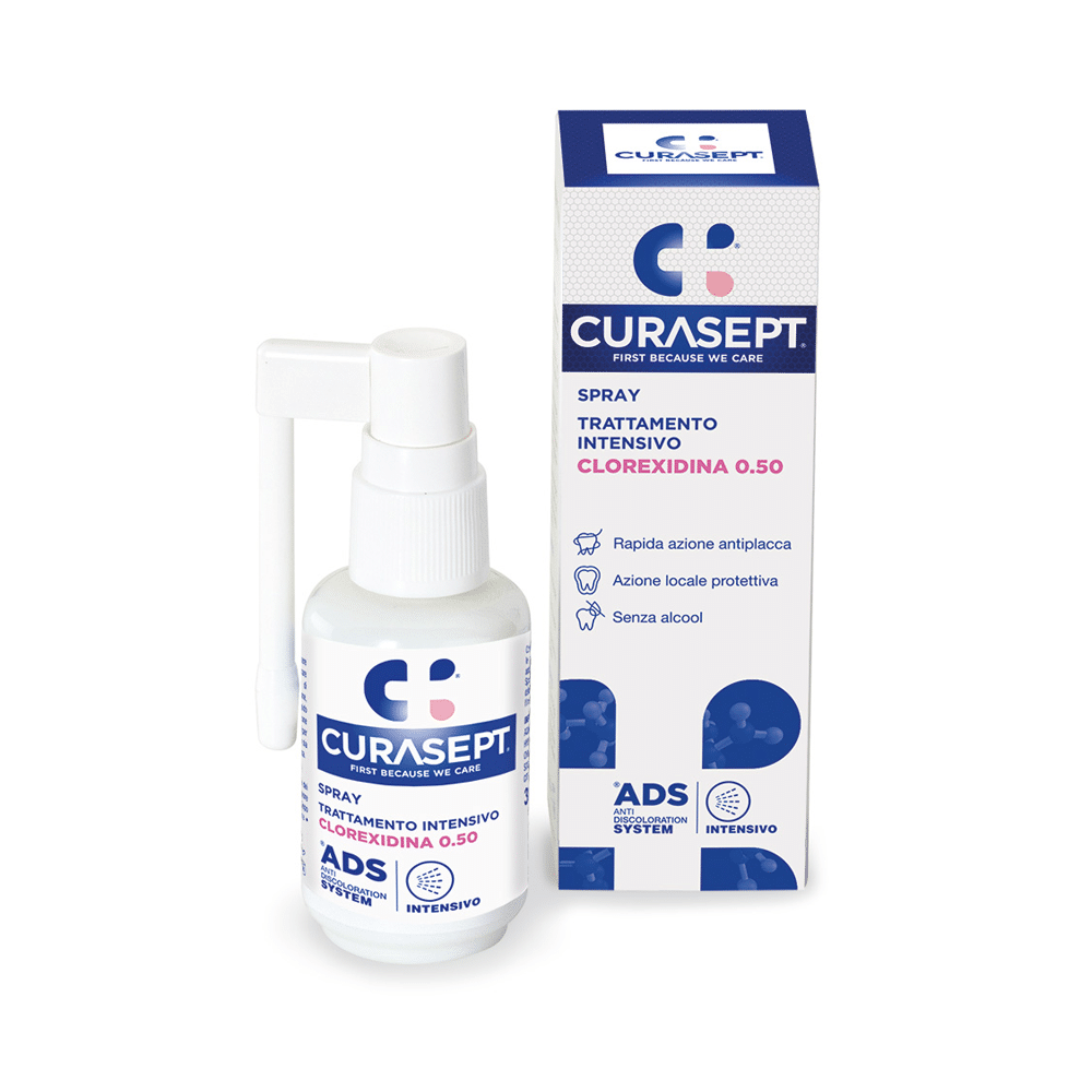 Curasept ADS mondspray chloorhexidine 0.5% 30 Milliliter