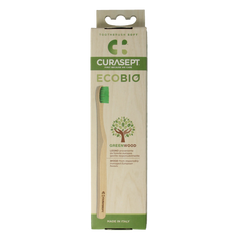Curasept Tandenborstel wood soft 1.00 Stuks
