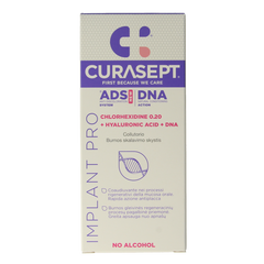 Curasept ADS DNA Implant Pro CHX 0,20% + HA mondspoelmiddel 200 Milliliter