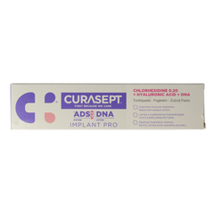 Curasept ADS DNA Implant Pro 720 CHX 0,20% + HA tandpasta 75 Milliliter