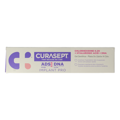 Curasept ADS DNA Implant Pro 720 CHX 0,20% + HA tandpasta 75 Milliliter