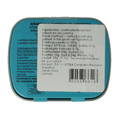 Amarelli Laurierdrop blikje anijs Chicchi 20 Gram