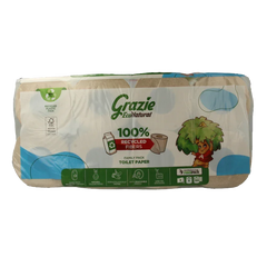 Grazie Natural Toiletpapier 3-laags 8 Stuks