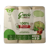 Grazie Natural Keukenrol 3-laags 3.00 Stuks