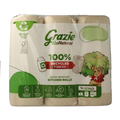Grazie Natural Keukenrol 3-laags 3 Stuks