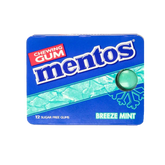 Mentos Gum breeze mint 12 Stuks