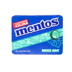 Mentos Gum breeze mint 12.00 Stuks