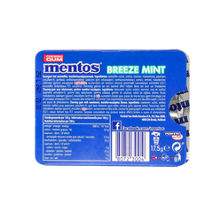 Mentos Gum breeze mint 12 Stuks