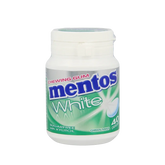 Mentos Gum greenmint white pot 40 Stuks