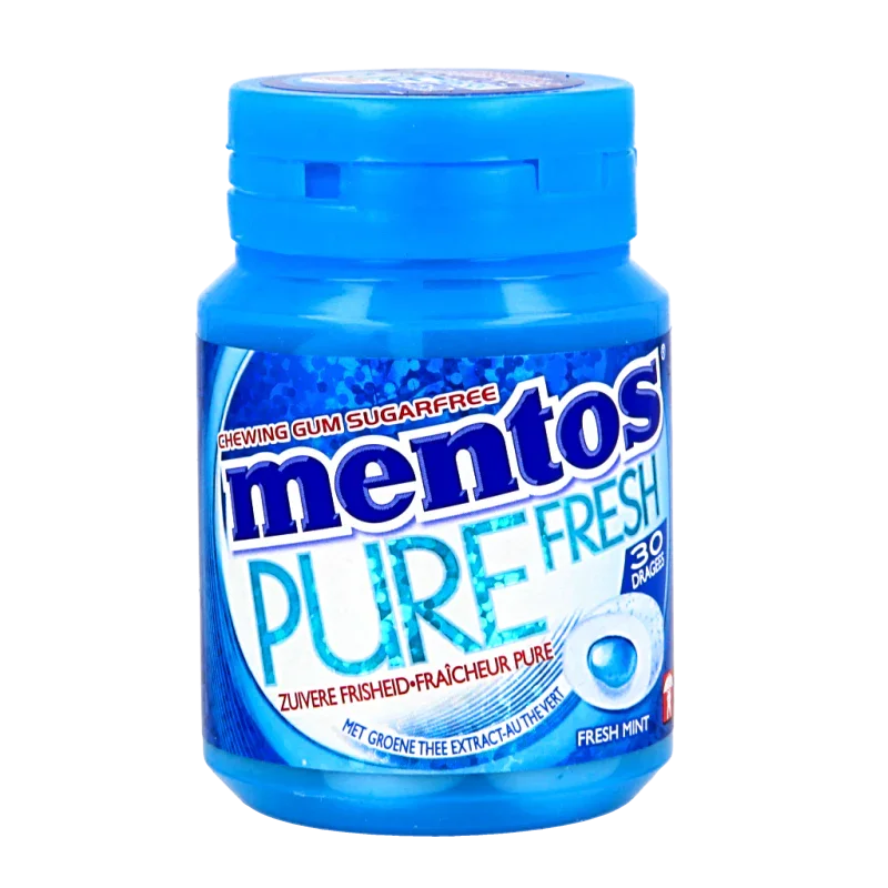 Mentos Pure fresh mint pot 30 Stuks