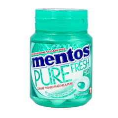 Mentos Gum pure wintergreen pot 30.00 Stuks