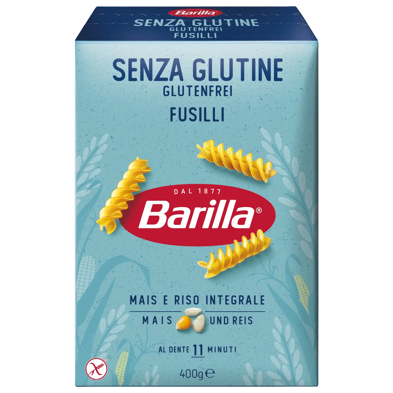 Barilla Fusilli glutenvrij 400 Gram