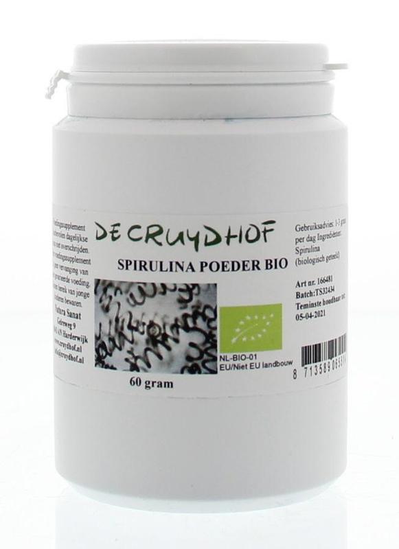 Cruydhof Spirulina poeder bio 60 Gram