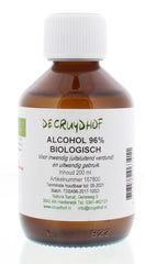Cruydhof Alcohol 96% inwendig en uitwendig bio 200 Milliliter