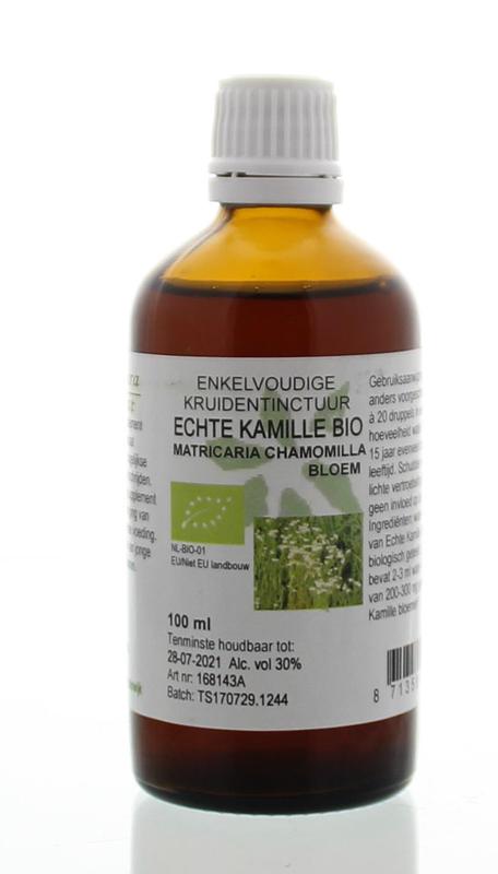 Natura Sanat Matricaria chamomilla/echte kamille tinctuur bio 100.00 Milliliter