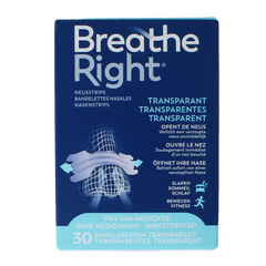 Breathe Right Neusstrips clear 30.00 Stuks