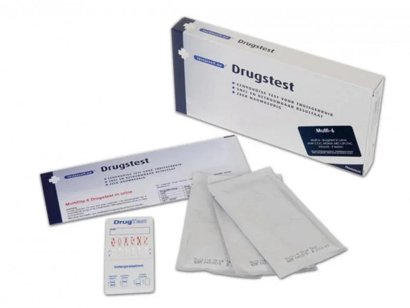 Testjezelf.nu Multidrugtest 6 urine 4.00 Stuks