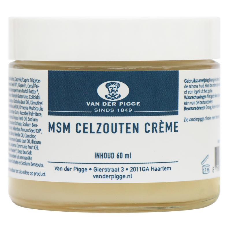 van der Pigge MSM Celzoutencreme 60 Milliliter
