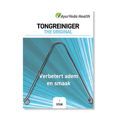 Ayurveda Health Tongschraper RVS 1 Stuks