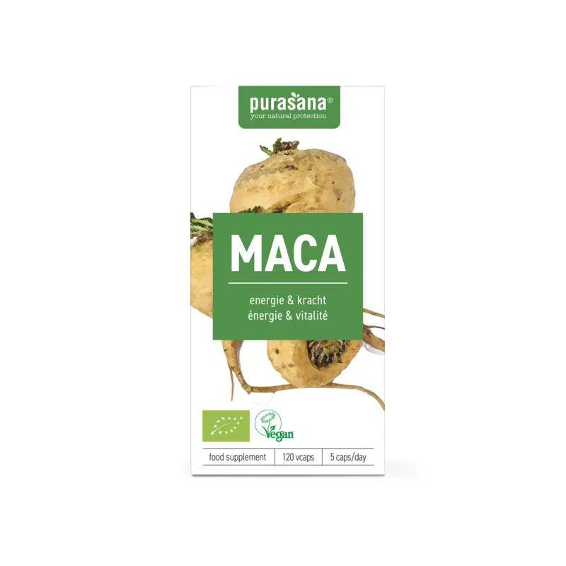 Purasana Maca vegan bio 120 Vegetarische capsules