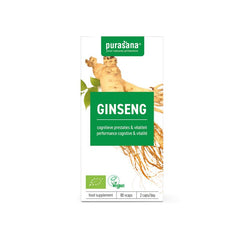 Purasana Ginseng vegan bio 80.00 Vegetarische capsules